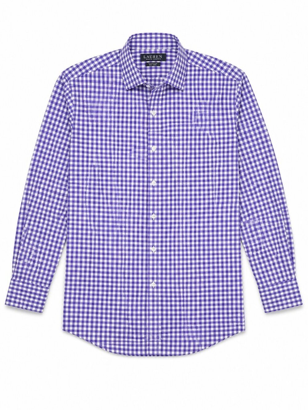 Lauren Ralph Lauren Slim Fit Gingham Dress Shirt 15.5 32/33 Non-Iron - Picture 3 of 12
